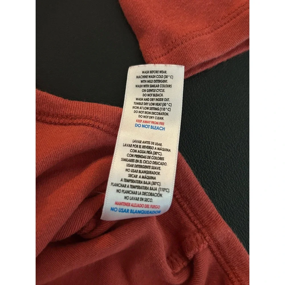 Pekkle Baby Boys Red Elephant Henley Long Sleeve Bodysuit 24M 1337
